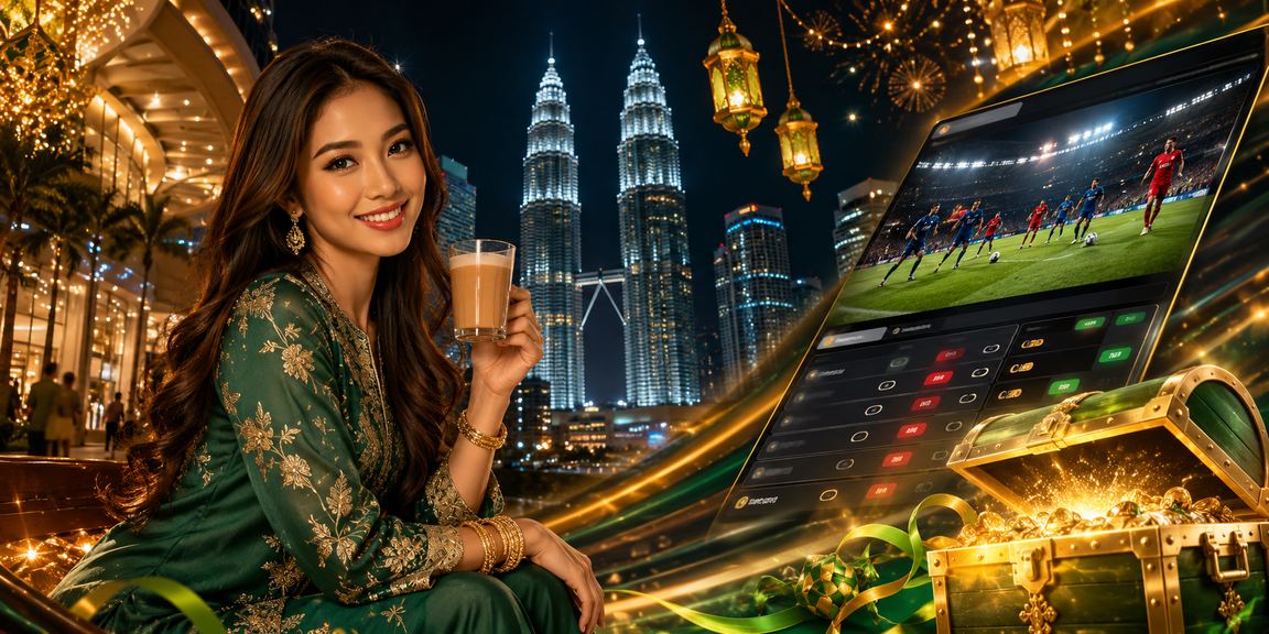 Pertaruhan dalam talian semasa Hari Raya di Kuala Lumpur